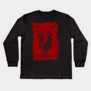 Black Phillip Kids Long Sleeve T-Shirt